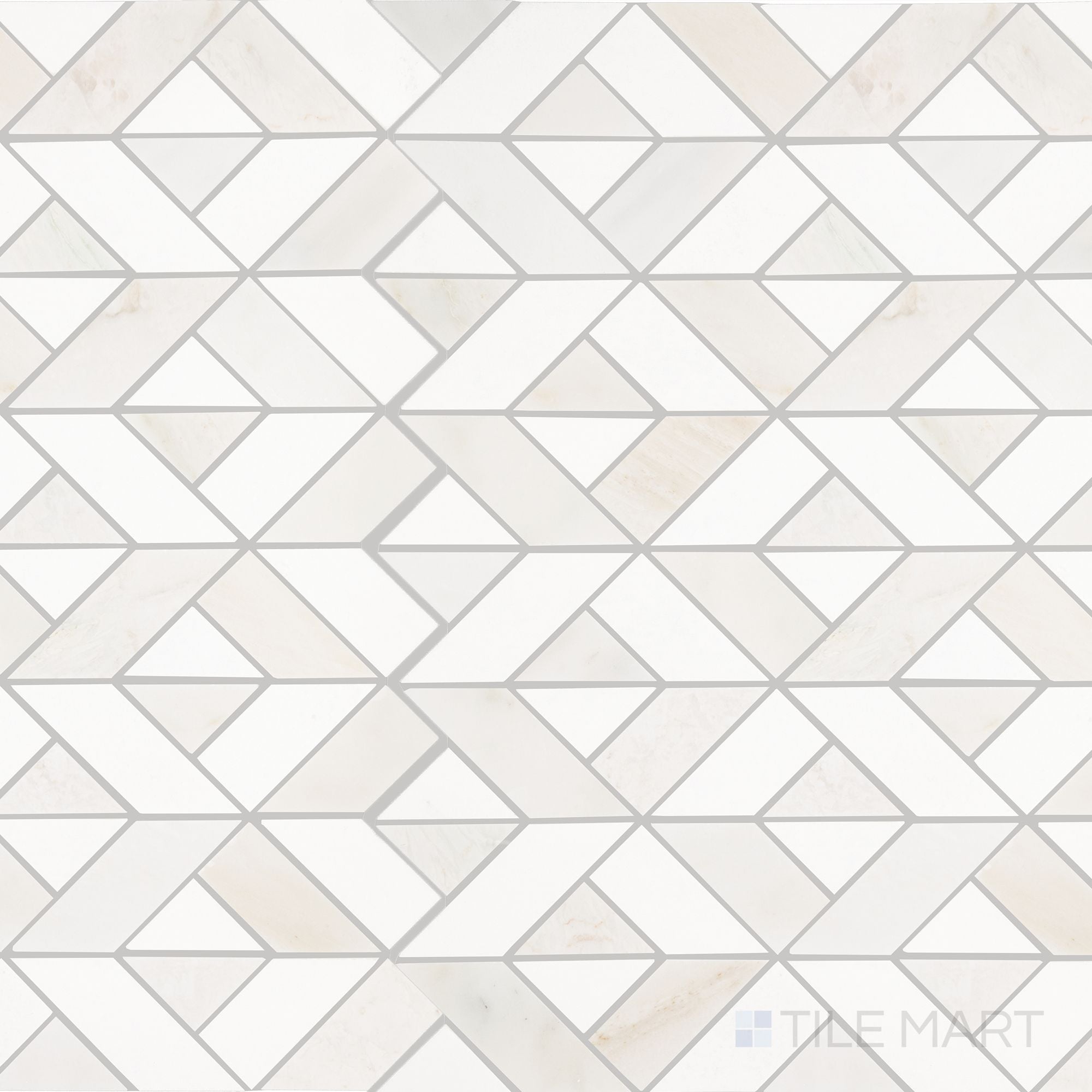Perfit Mosaix Paradise & Thassos Swivel Polished Mosaic | Tilemart