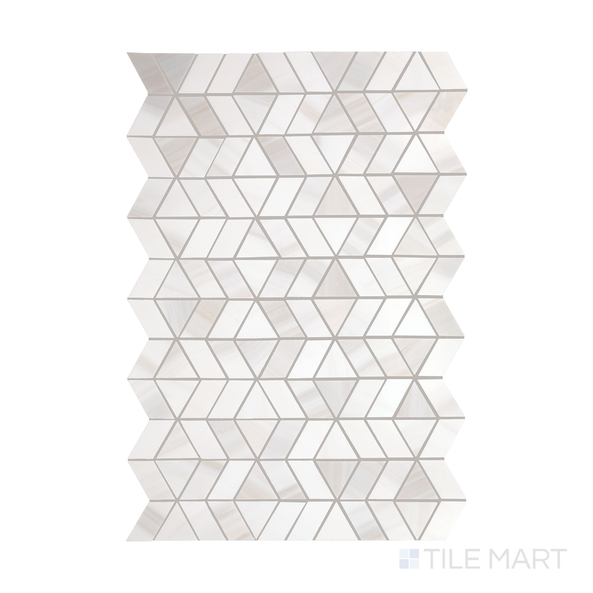 Perfit Mosaix Calacatta Dolomiti Zipper Polished Marble Mosaic