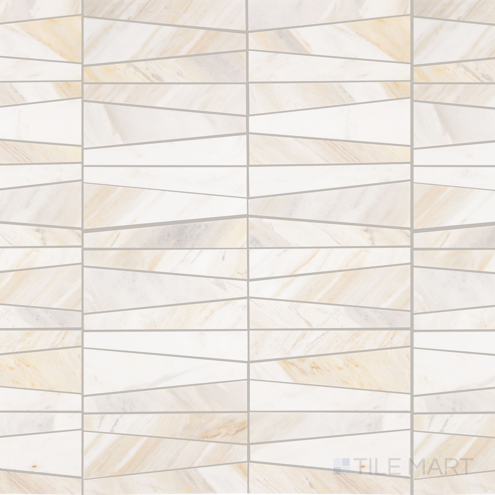 Perfit Mosaix Namaste Trapezoid Honed Marble Mosaic | Tilemart