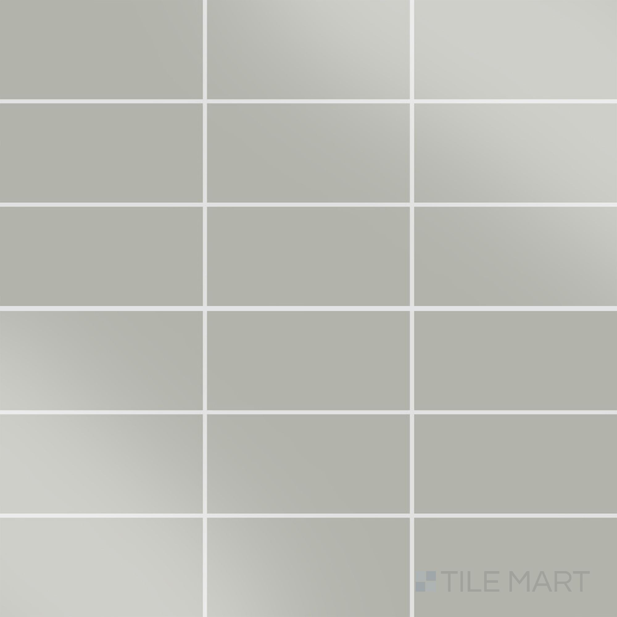 Color Wheel Classic Desert Gray 3X6 Glossy Glazed Ceramic Subway