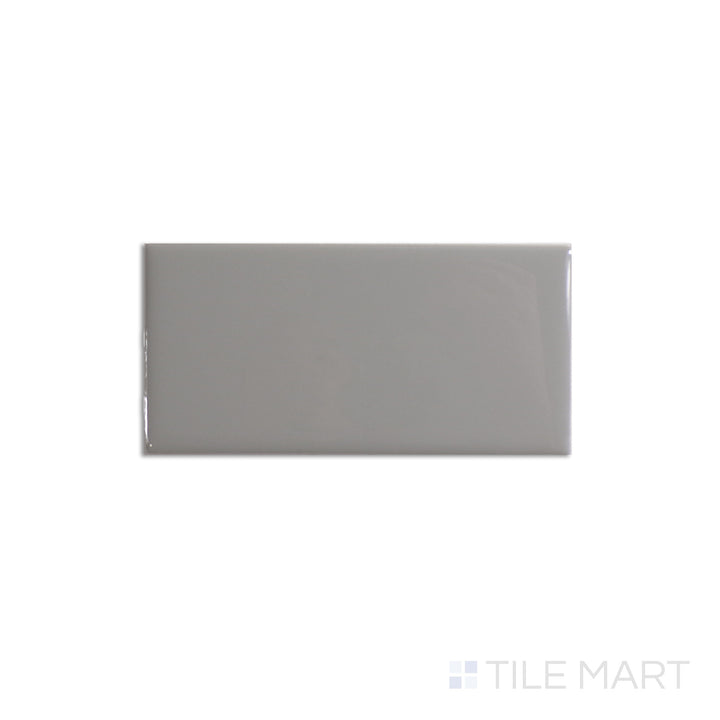 Color Wheel Ceramic Wall Tile 3X6 Desert Gray Glossy