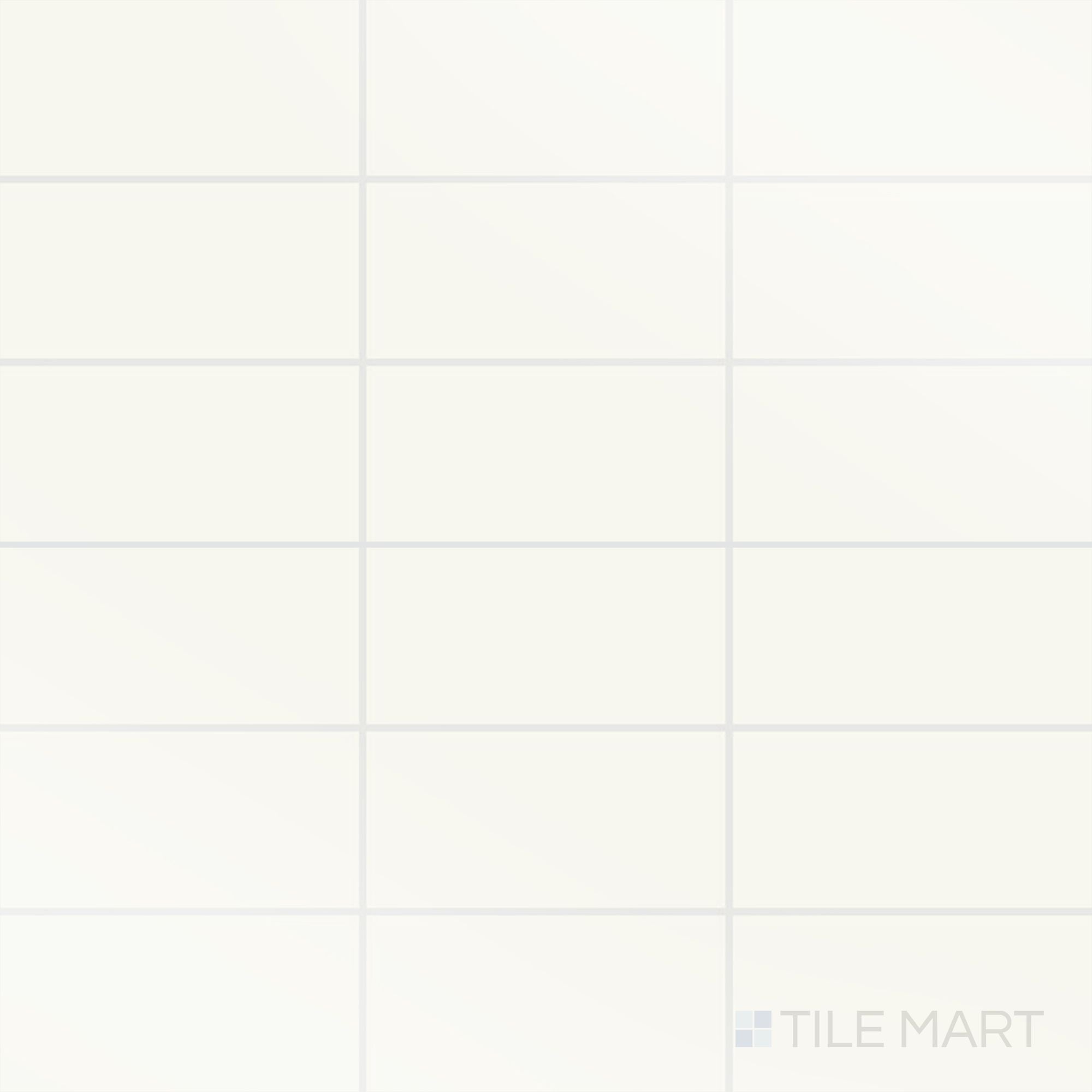 Color Wheel Classic White 3X6 Glossy Glazed Ceramic Subway Tile