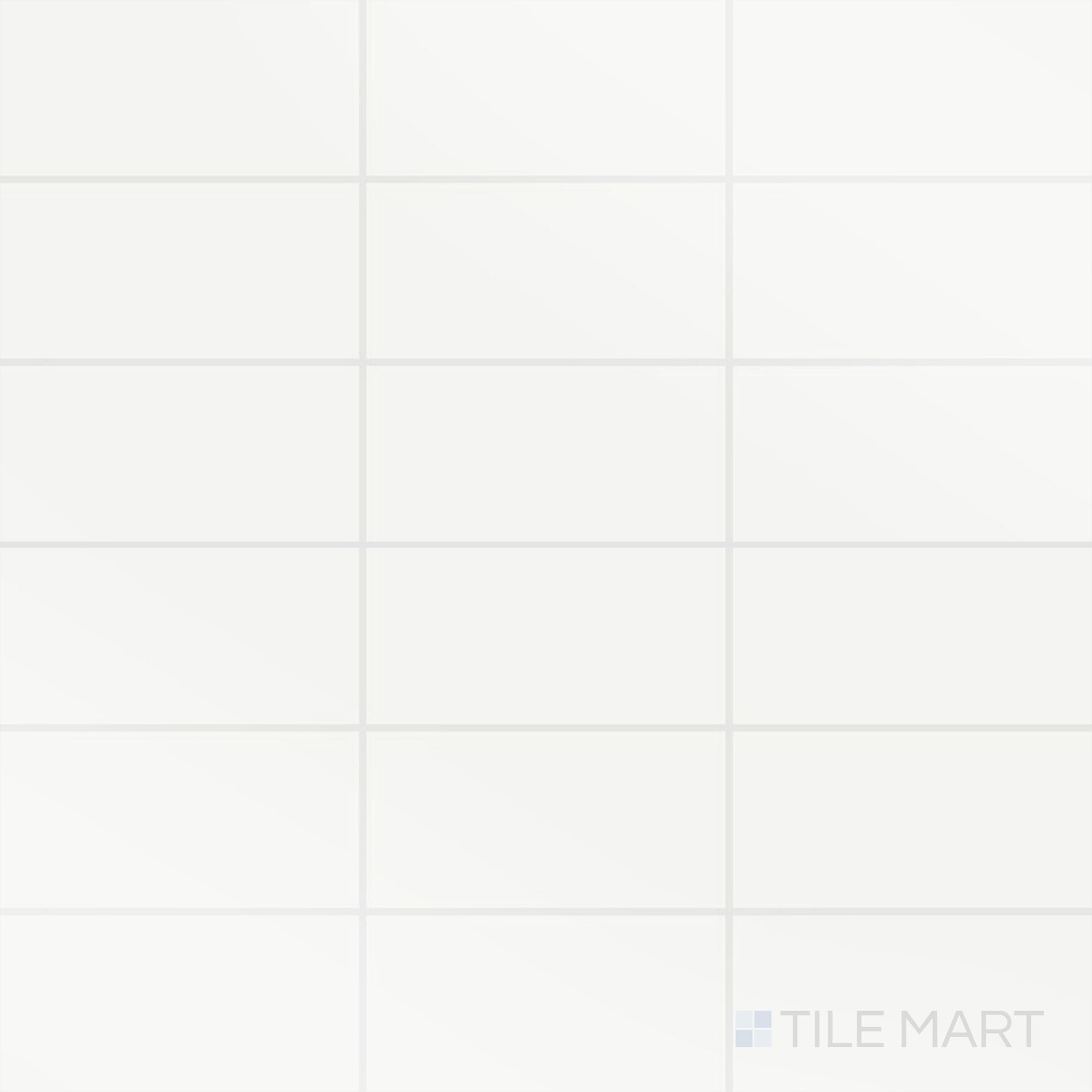 Color Wheel Classic Arctic White 3X6 Matte Glazed Ceramic Subway