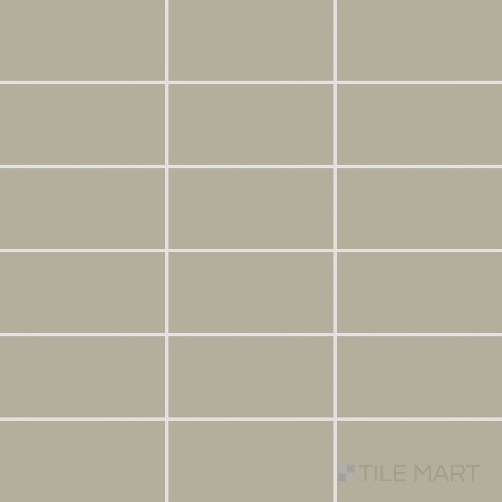Color Wheel Classic Architectural Gray 3X6 Matte Glazed Ceramic