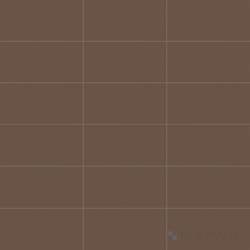 Color Wheel Classic Artisan Brown 3X6 Matte Glazed Ceramic | Tilemart
