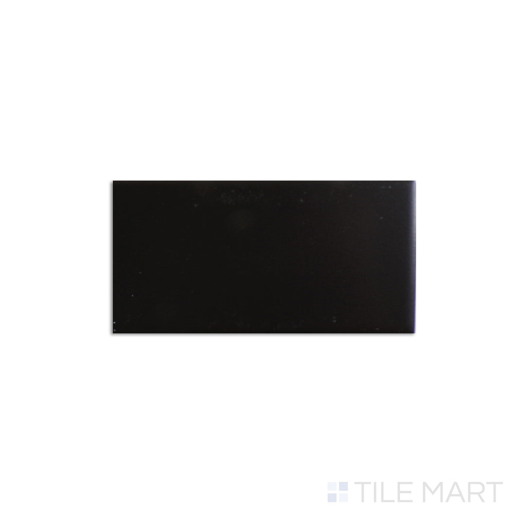 Color Wheel Ceramic Wall Tile 3X6 Black Matte