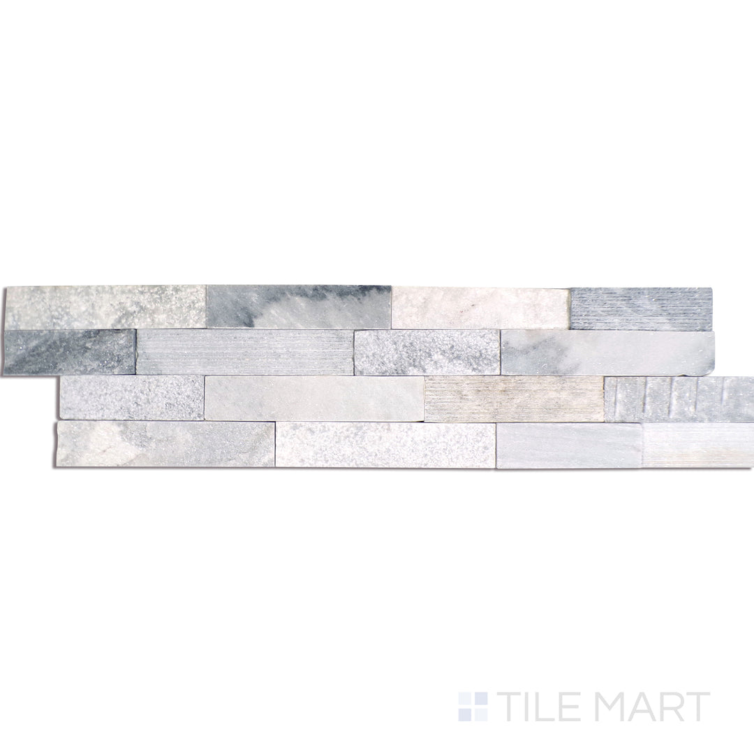 Rockmount Marble Stacked Stone Panel 6X24 Gray Misc.