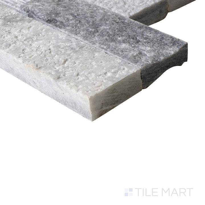Rockmount Marble Stacked Stone Panel 6X24 Gray Misc.