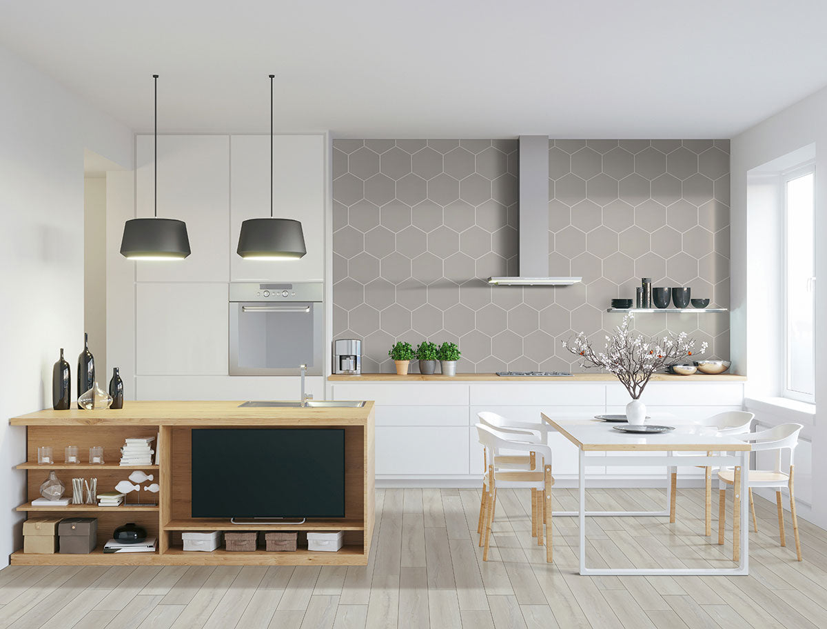 Andover Whitby White 7X48 Low Gloss Luxury Vinyl Plank | Tilemart