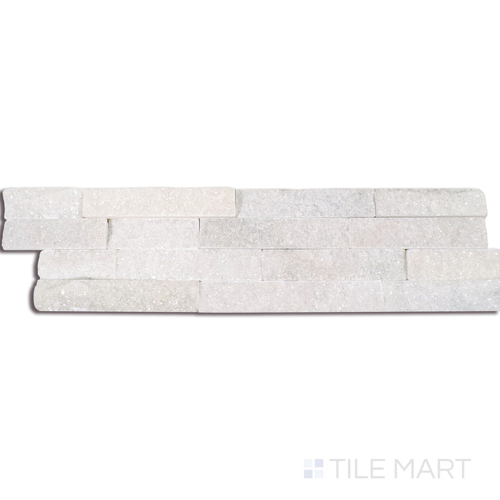Rockmount Marble Ledger Panel 6X24 White Splitface