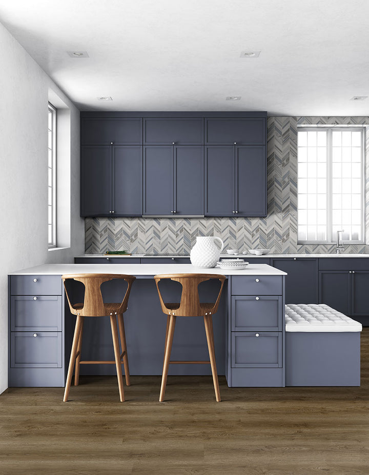 Sleek utility area with Ashton Bergen Hills 7X48 flooring, combining practicality and modern design.