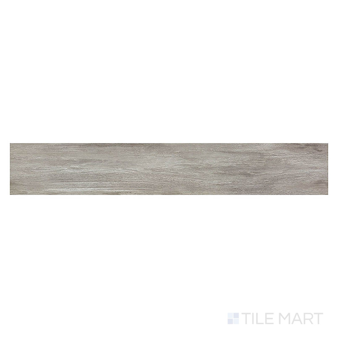 From a bird’s-eye angle, Ashton Loton Hill 7x48 low gloss plank reveals rustic oak-inspired design and natural grain movement.