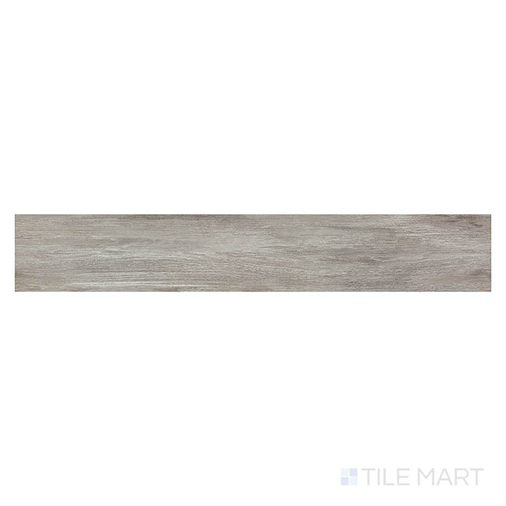 From a bird’s-eye angle, Ashton Loton Hill 7x48 low gloss plank reveals rustic oak-inspired design and natural grain movement.