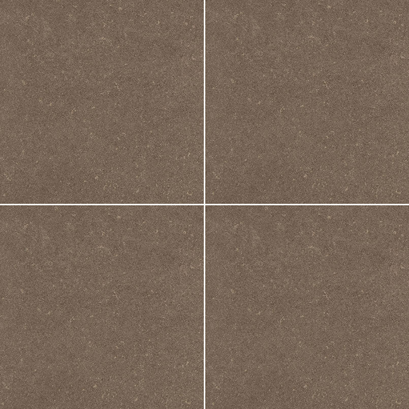 Top-down view of DIMENSIONS CONCRETE 24X24 PORCELAIN TILE in MATTE finish, revealing the intricate design and material finish.