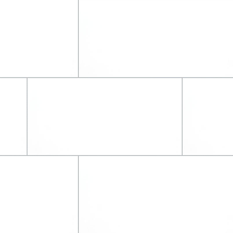 Top-down view of DOMINO WHITE 12X24 MATTE in PORCELAIN TILE with a MATTE finish, featuring the WHITE shades and surface characteristics.