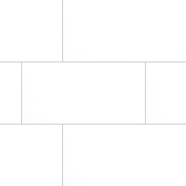 Top-down view of DOMINO WHITE 12X24 MATTE in PORCELAIN TILE with a MATTE finish, featuring the WHITE shades and surface characteristics.