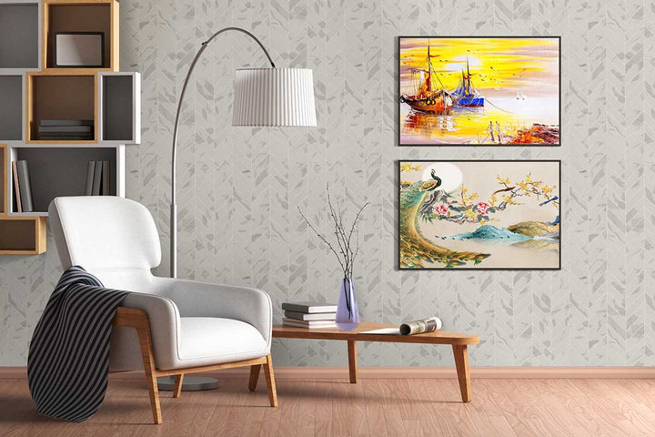 Bringing focus to the sophisticated look of EDEN STATUARY CHEVRON 12X15 MOSAIC PORCELAIN MOSAIC with a MATTE finish, adding a touch of warmth and texture to the space.