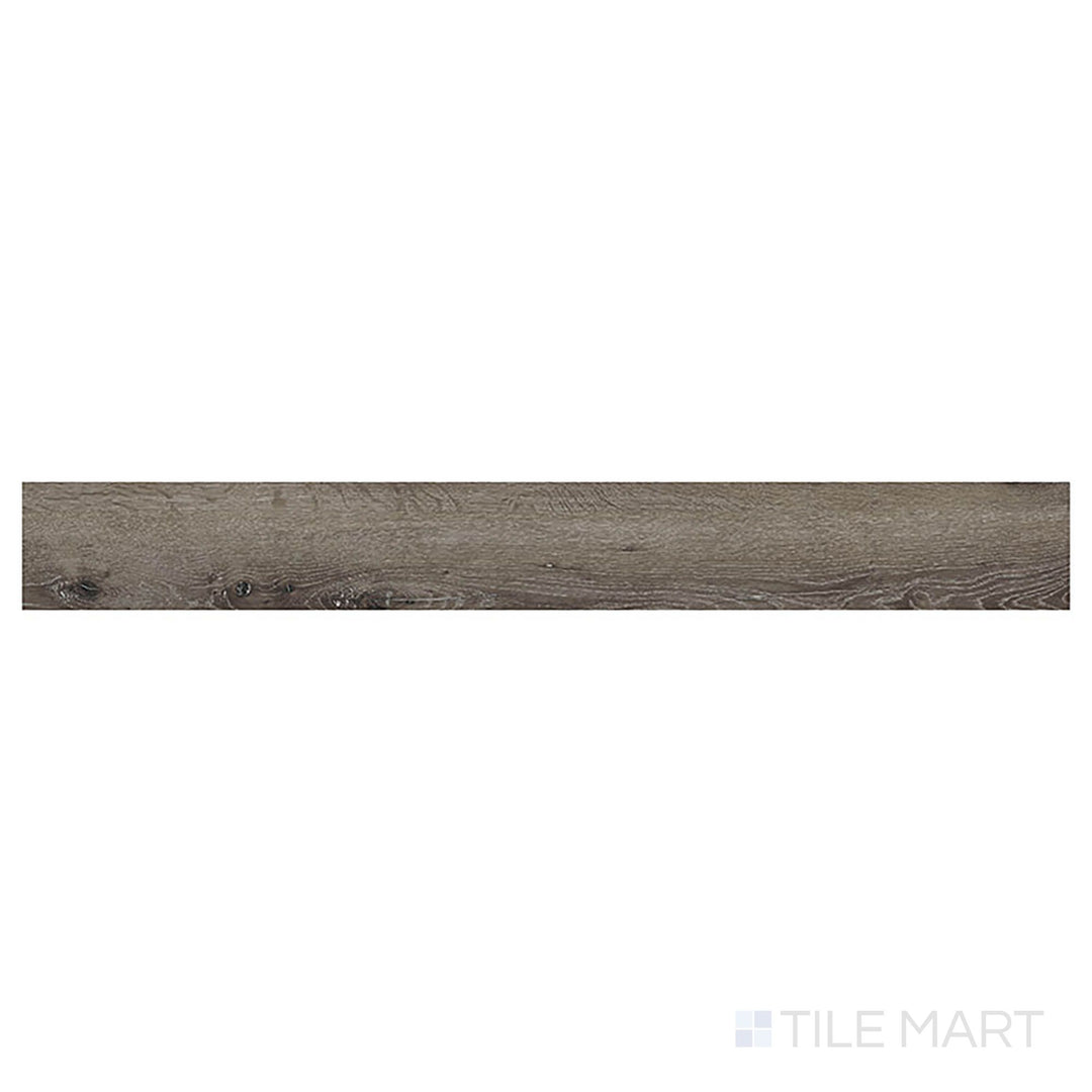 From a straight-overhead perspective, Glenridge Charcoal Oak 6x48 low gloss luxury vinyl plank showcases dark oak styling with a matte finish.