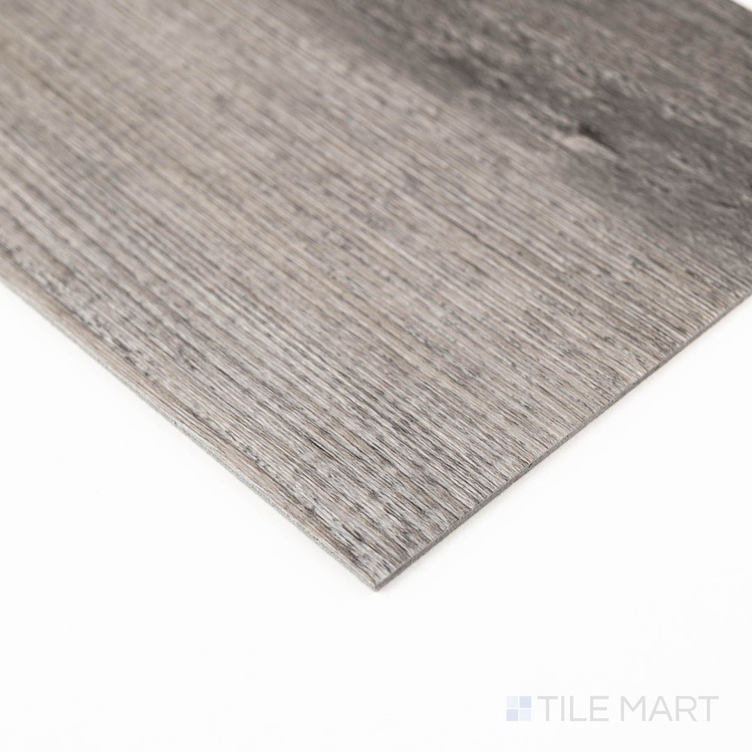 Detailed corner view of Glenridge Coastal Mix 6X48 Low Gloss Luxury Vinyl Plank, focusing on color variation and joint finish.