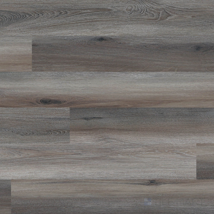 Full view of Glenridge Midnight Maple 6x48 low gloss luxury vinyl plank – deep, dark wood tones with a rich maple finish.