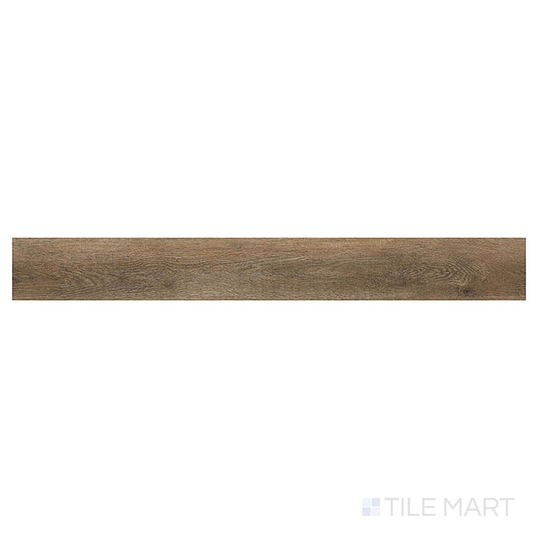 Glenridge Reclaimed Oak 6x48 low gloss vinyl plank shown in a top-down view emphasizes its distressed oak texture and rustic tones.