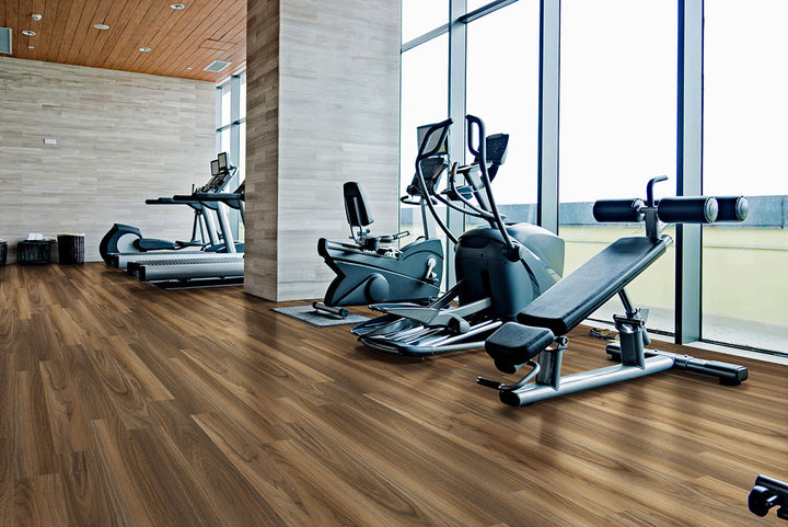 Versatile area finished with Glenridge Tawny Birch 6X48 flooring, blending warmth and style.