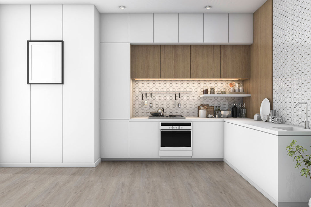 Transitional space featuring Glenridge Twilight Oak 6X48 flooring, ideal for blending modern and traditional aesthetics.