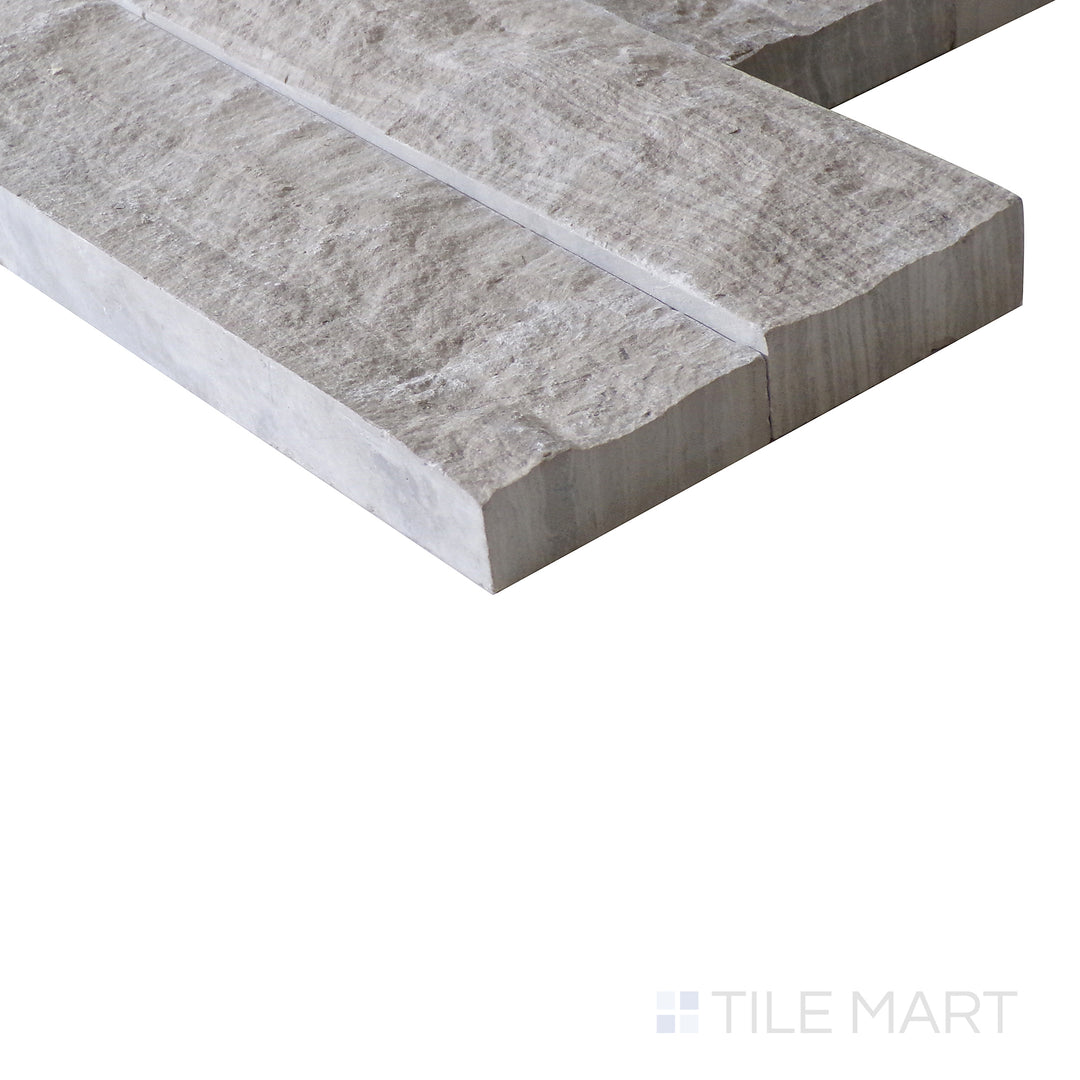Rockmount Marble Stacked Stone Panel 6X24 Gray Oak Splitface