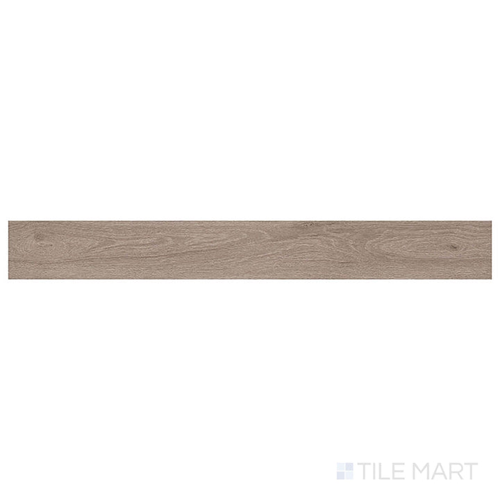 Top-down view of Katavia Bleached Elm 6x48 low gloss luxury vinyl plank displays soft, light tones with a subtle, airy wood grain.