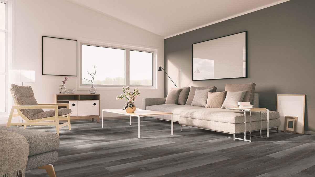 Katavia Charcoal Oak 6X48 Low Gloss Dryback Luxury Vinyl Plank