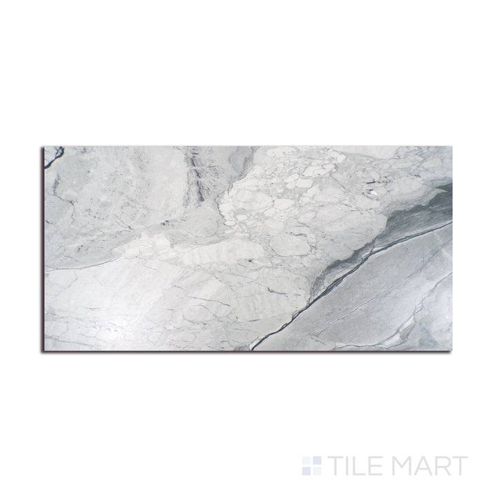 Angled shot of KAYA ONDA GRAY 12X24 MATTE PORCELAIN TILE with a MATTE finish, revealing the depth of the product with a skewed visual perspective.