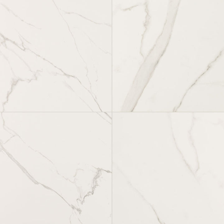 Kaya Porcelain Field Tile 24X24 Calacatta Venato Polished