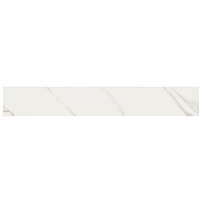 Kaya Porcelain Bullnose 3X24 Calacatta Venato Matte