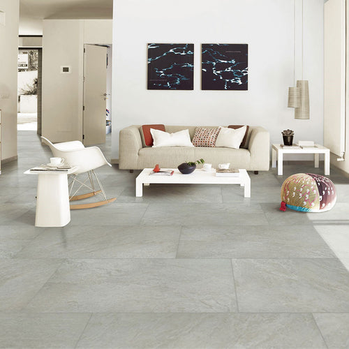 Legion Quartz White 24X48 Matte Porcelain Tile