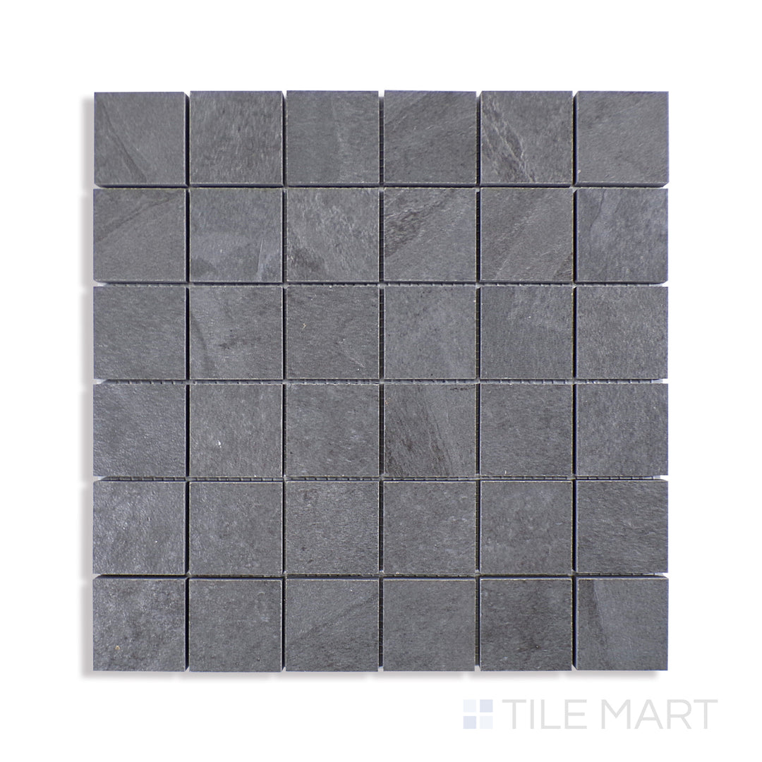 Legion 2X2 Porcelain Mosaic 12X12 Midnight Montage Matte