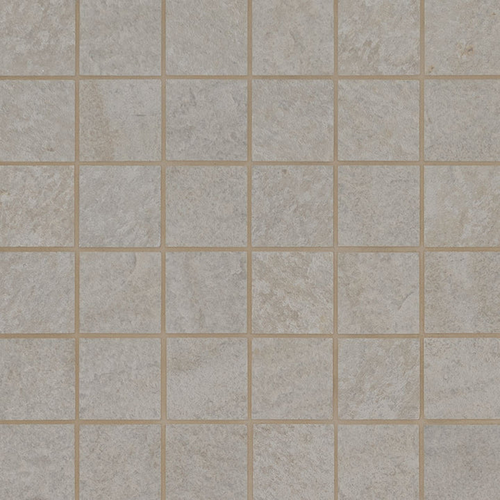 Legion 2X2 Porcelain Mosaic 12X12 Quartz White Matte