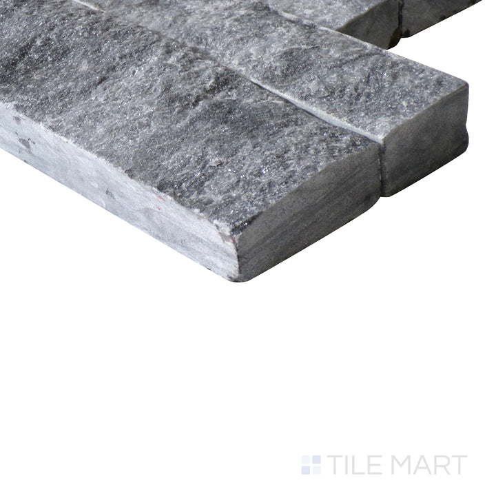 Rockmount Marble Stacked Stone Panel 6X24 Grey Splitface