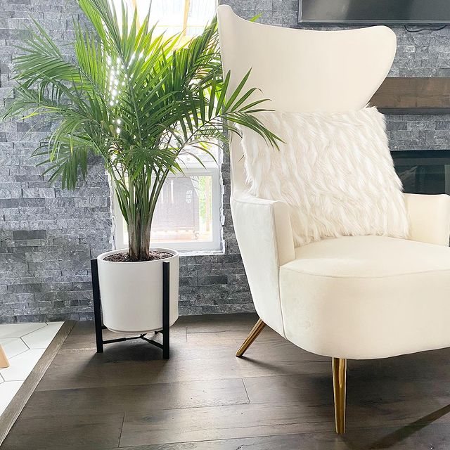 Highlighting the elegance of GLACIAL GREY MARBLE 6x24 PANEL  MARBLE PANEL with a SPLITFACE finish, enhancing the minimalist design with its sleek appearance.