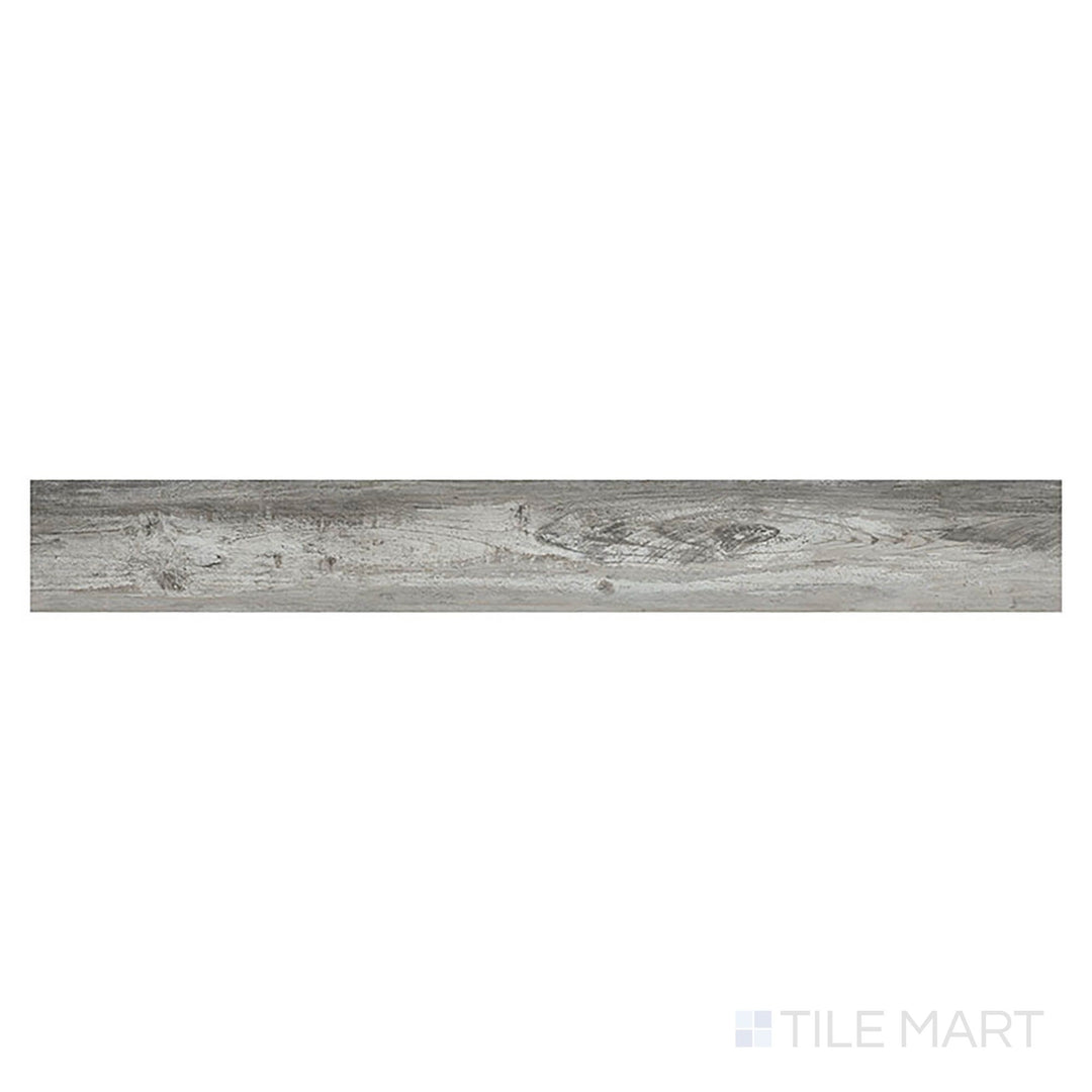 Bird’s-eye view of Prescott Boswell 7x48 low gloss vinyl plank shows dark espresso tones with sleek, refined graining.