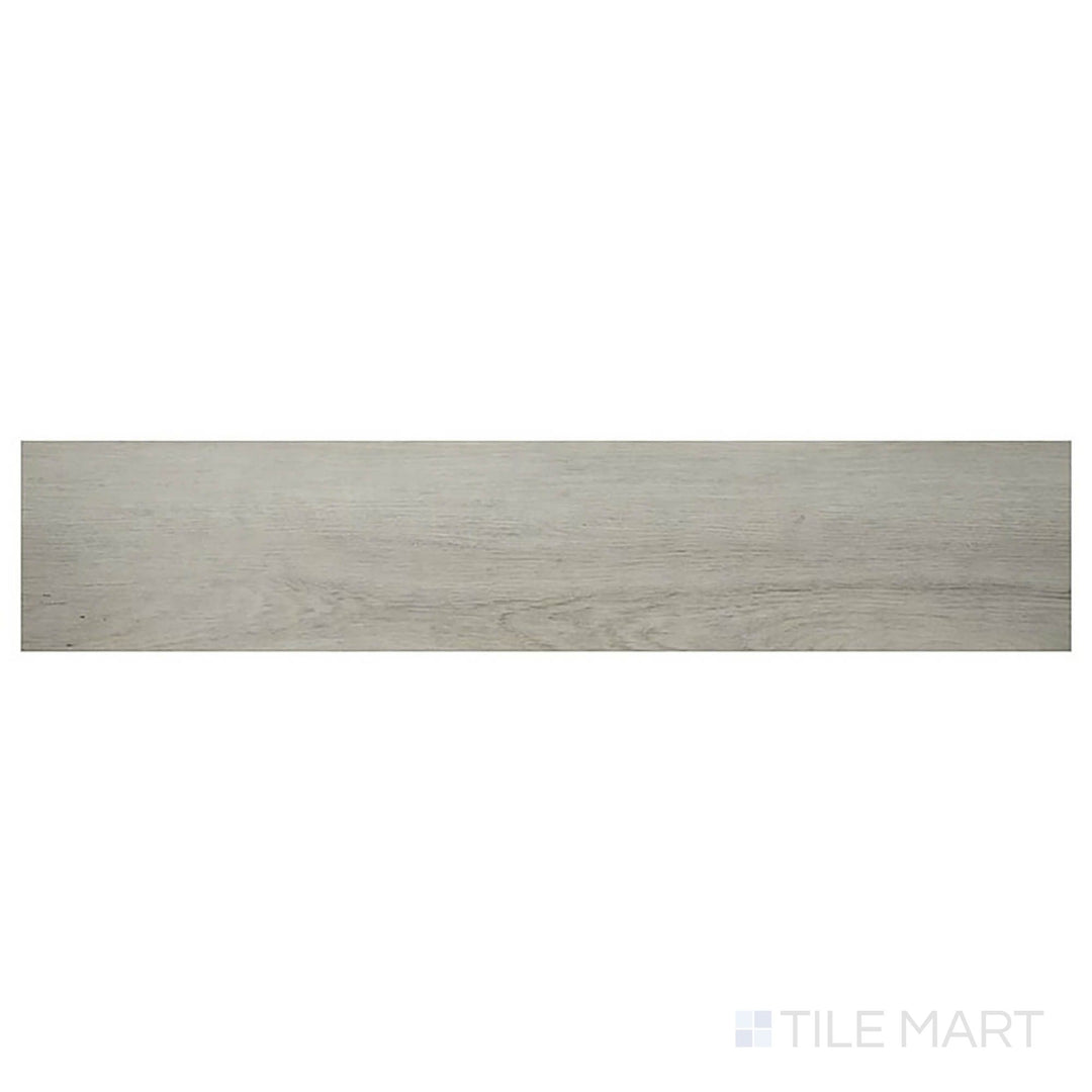 Top-down presentation of Prescott Brianka 7x48 low gloss vinyl plank reveals creamy beige tones and realistic wood texture.