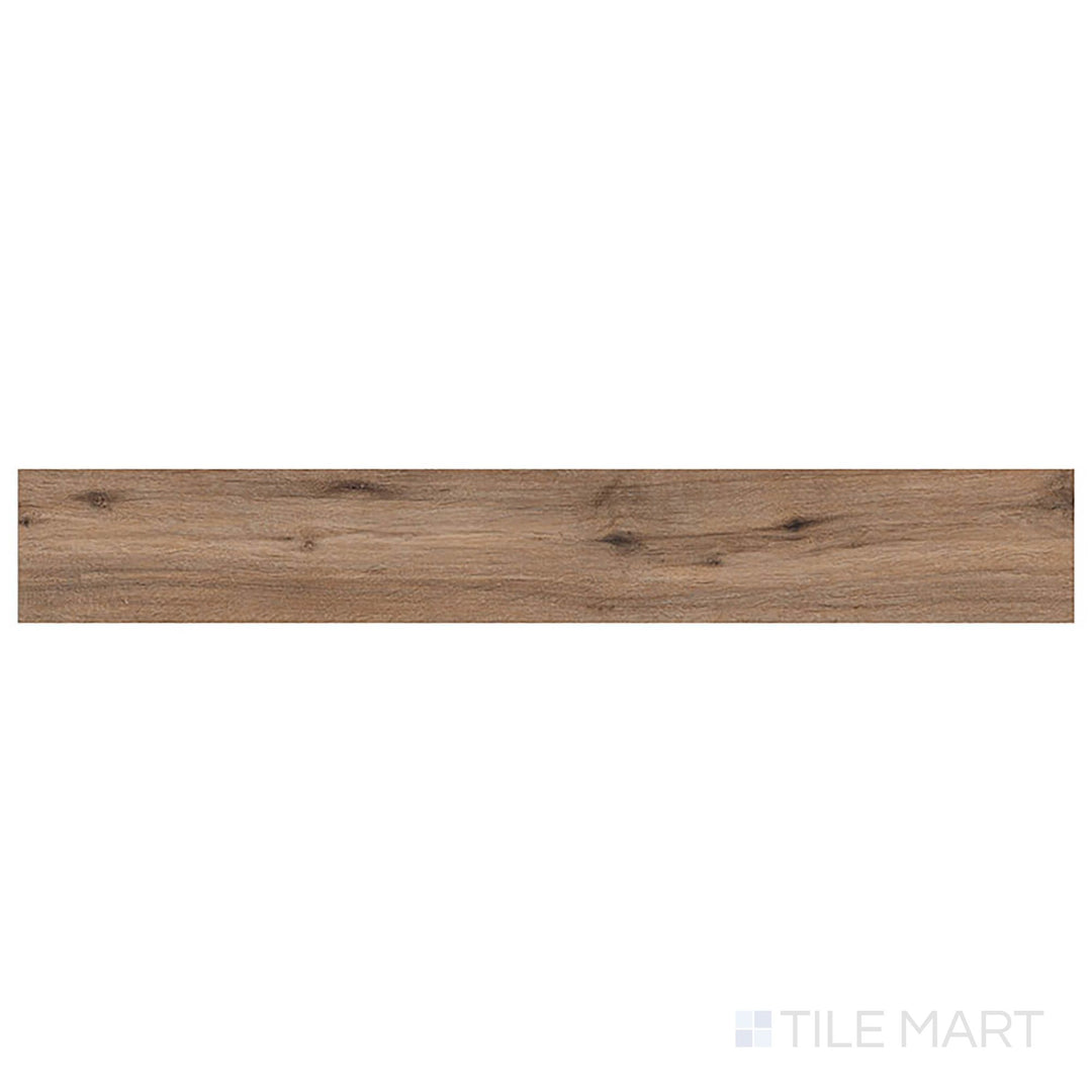 From an overhead perspective, Prescott Fauna 7x48 low gloss vinyl plank displays warm natural hues with soft, flowing texture.