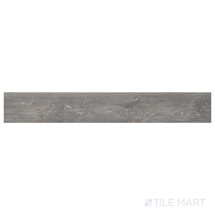 Captured from above, Prescott Finely 7x48 low gloss vinyl plank features understated brown tones and a clean, smooth finish.