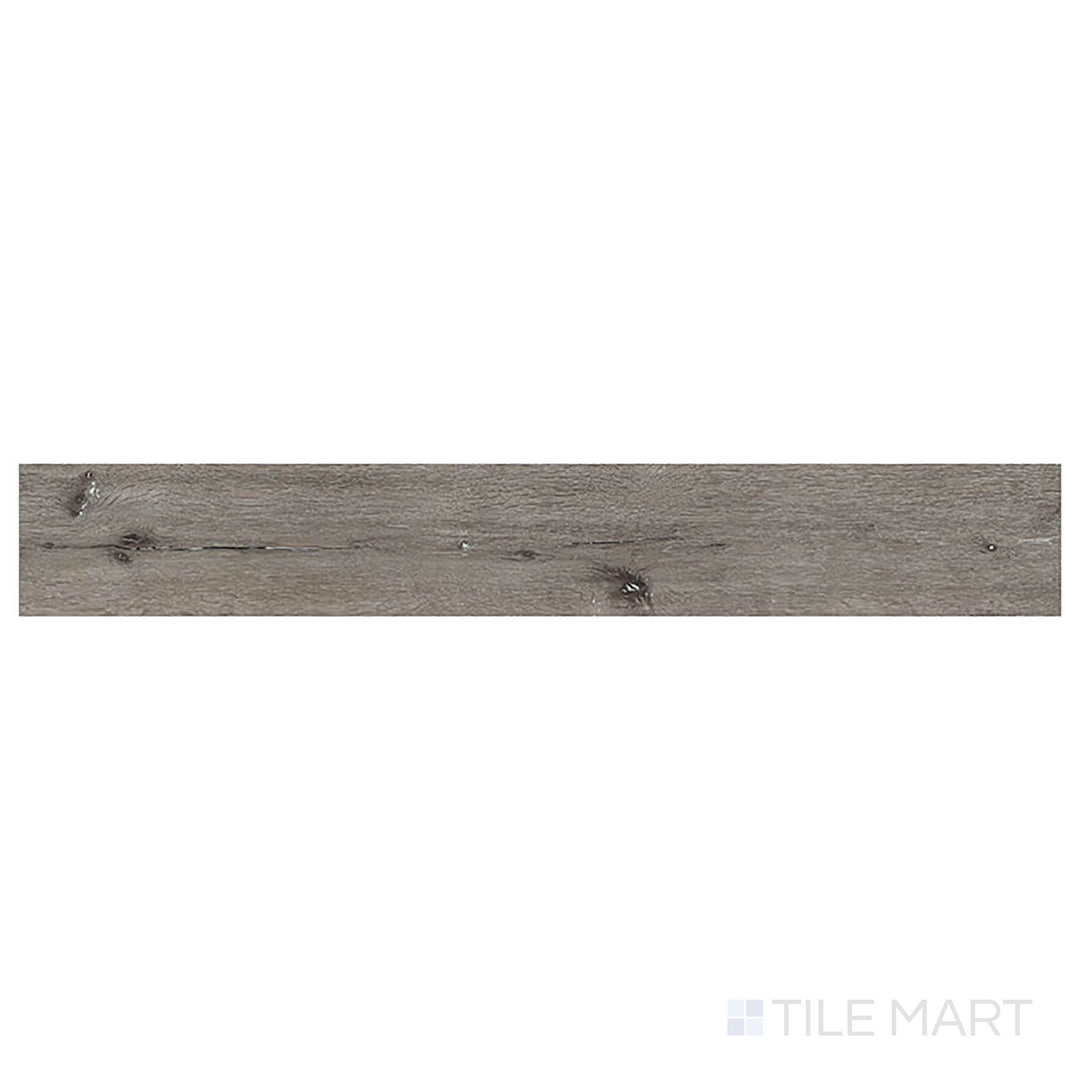 Prescott Ludlow 7x48 low gloss luxury vinyl plank shown from above features warm mid-brown shades and classic wood patterns.