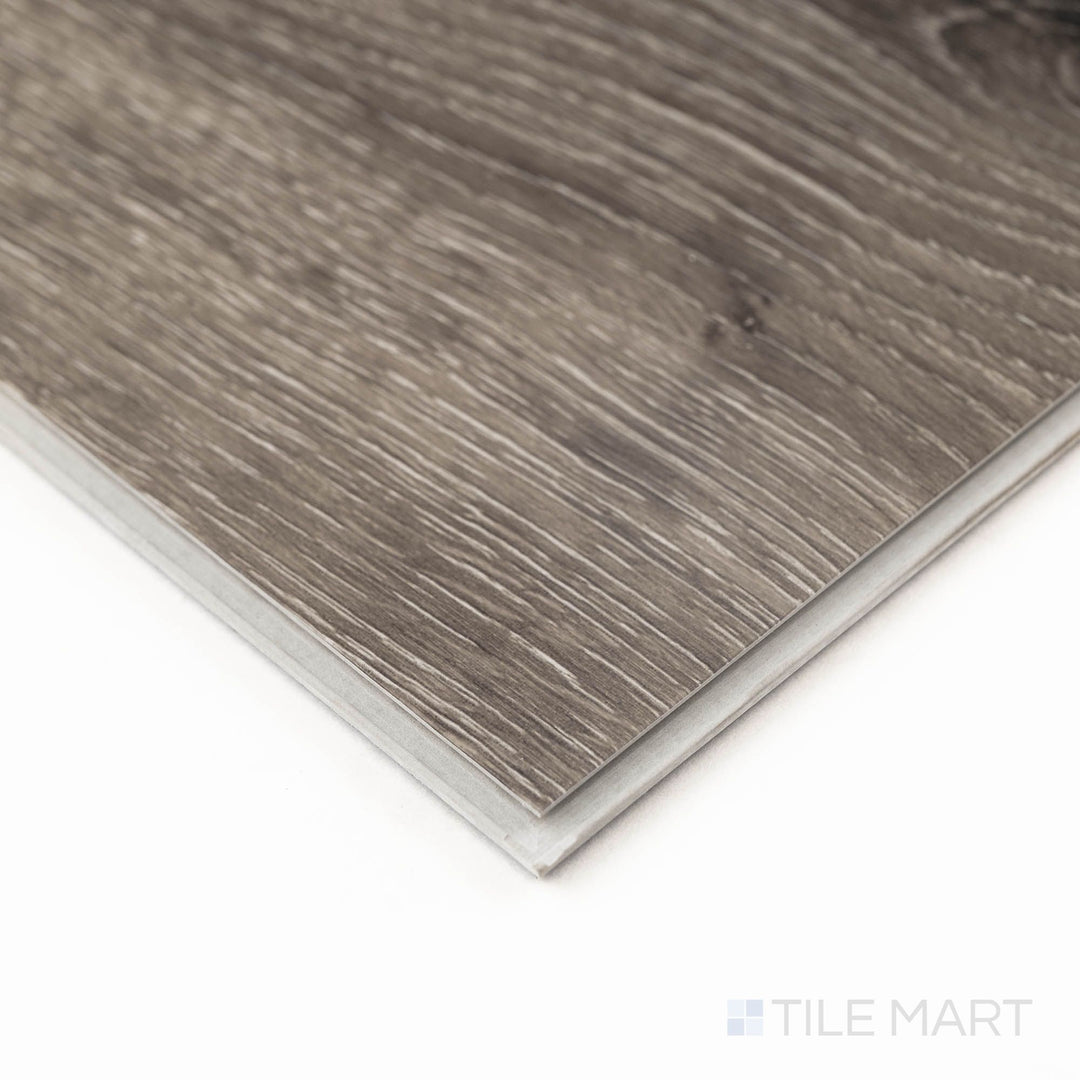 Prescott Ludlow 7X48 Low Gloss Luxury Vinyl Plank corner image, emphasizing the connection between planks and warm tone contrast.