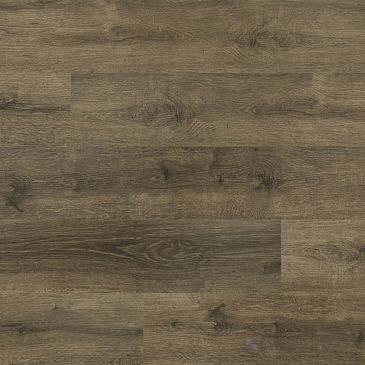 Overview of Prescott Walnut Waves 7x48 low gloss luxury vinyl plank – rich walnut tones with flowing grain patterns for classic luxury.