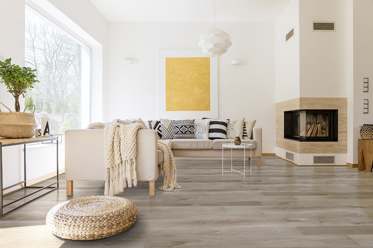 Prescott Whitfield Gray 7X48 Low Gloss Luxury Vinyl Plank | Tilemart