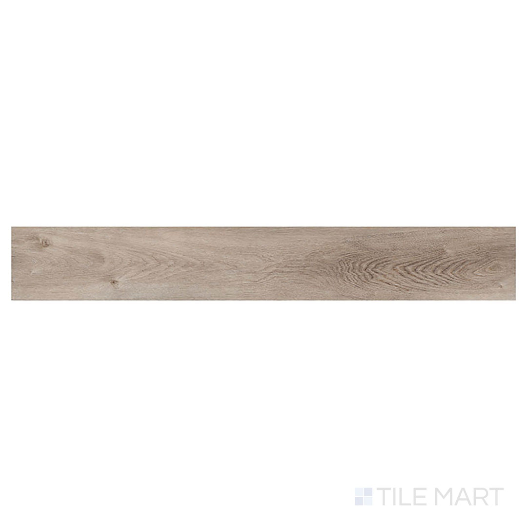 Captured from the top, Prescott Whitfield Gray 7x48 low gloss luxury vinyl plank features cool, neutral gray wood with refined grain detail.