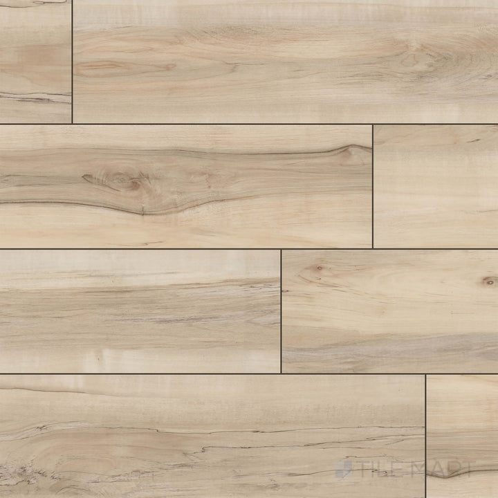 Overview of Prescott XL Akadia 9x60 low gloss luxury vinyl plank – extra-wide, light wood planks with a soft oak finish.