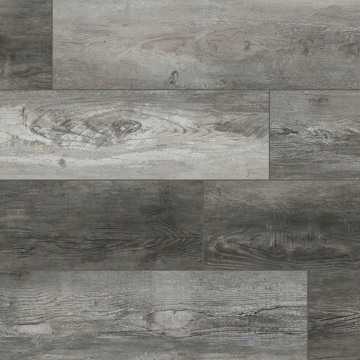 Full view of Prescott XL Boswell 9x60 low gloss luxury vinyl plank – dark espresso tones in an expansive wood-look format.