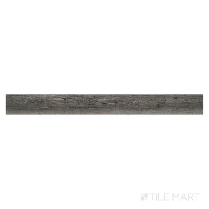 Prescott XL Bracken Hill 9x60 low gloss vinyl plank in a top-down view reveals a weathered blend of gray and brown wood tones.